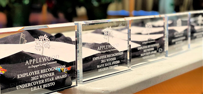 Applewood Employees Honored for Year of Excellence