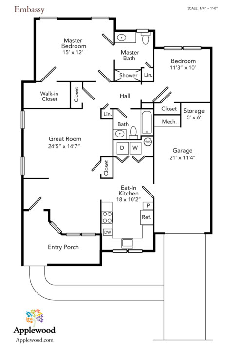 embassy floor plan