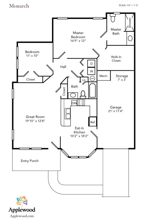 monarch floor plan