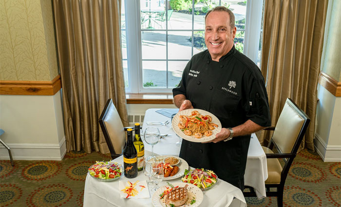 Applewood chef Charles Arolla