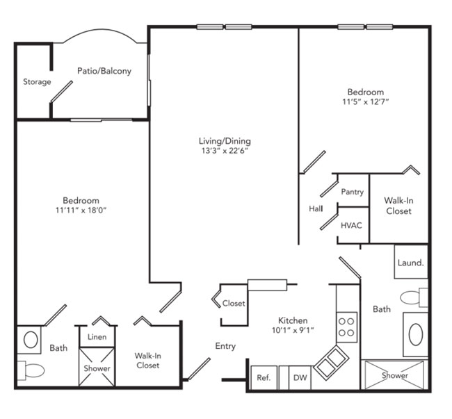 bayberry 2 bedroom