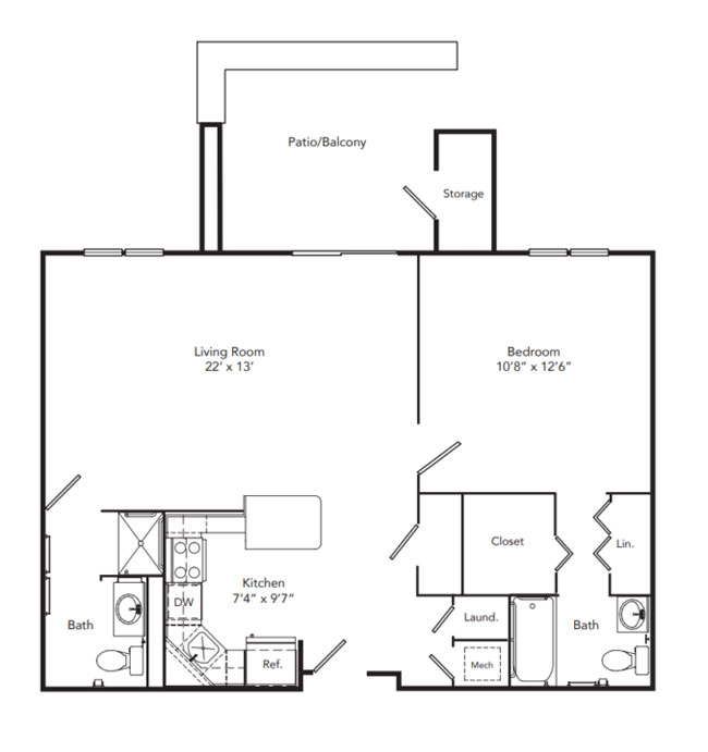 Juniper Extended 1 bedroom apartment