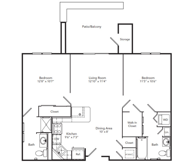 juniper signature 2 bedroom