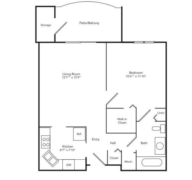 Poplar 1 bedroom apartment