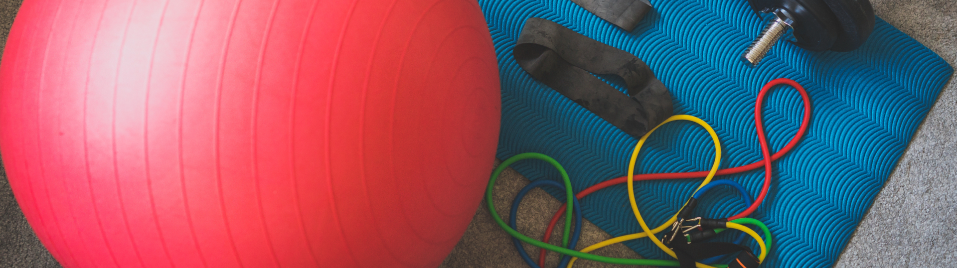 exercise equipment on floor